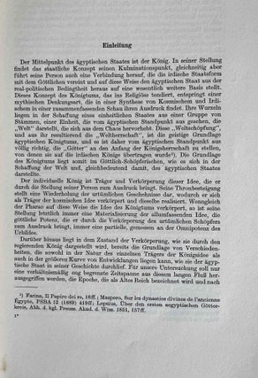 Die Stellung des Königs im Alten Reich