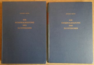 Die Nominalbildung des Ägyptischen. Band I: Textband. Band II: Anmerkungen und Indices (complete set)[newline]M2641b-01.jpg