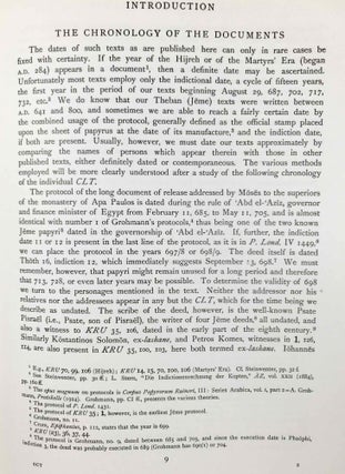 Ten Coptic Legal Texts. Edited with translation, commentary, and indexes together with an introduction.