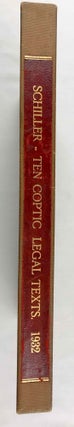 Item #M2644c Ten Coptic Legal Texts. Edited with translation, commentary, and indexes together...[newline]M2644c.jpg