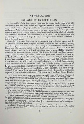 Ten Coptic Legal Texts. Edited with translation, commentary, and indexes together with an introduction.