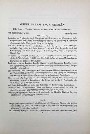 The Adler Papyri. The Greek texts edited by Elkan Nathan Adler, John Gavin Tait and Fritz M. Heichelheim. The Demotic texts by the late Francis Llewellyn Griffith.[newline]M2655a-06.jpeg