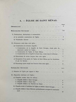 Les édifices chrétiens du Vieux-Caire. Volume I [all published]: Bibliographie et topographie historiques[newline]M2664-03.jpeg