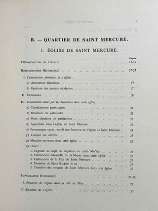 Les édifices chrétiens du Vieux-Caire. Volume I [all published]: Bibliographie et topographie historiques[newline]M2664-04.jpeg