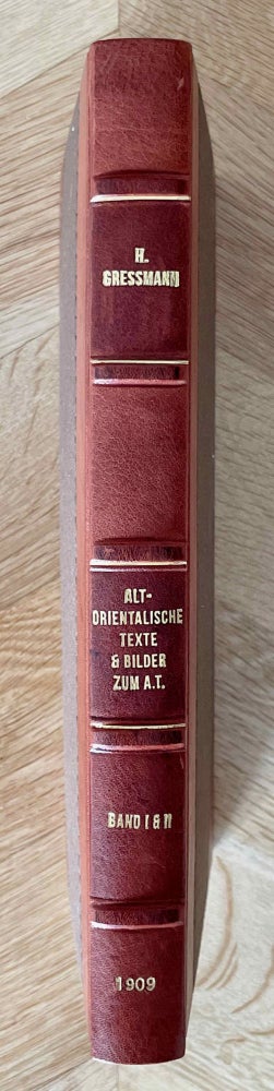 Item #M2673 Altorientalische Texte und Bilder zum Alten Testamente. Band I & II (complete set). GRESSMANN Hugo, - UNGNAD Arthur - RANKE Hermann, authors.[newline]M2673-00.jpeg