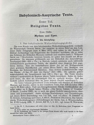 Altorientalische Texte und Bilder zum Alten Testamente. Band I & II (complete set)[newline]M2673-12.jpeg