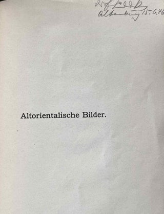 Altorientalische Texte und Bilder zum Alten Testamente. Band I & II (complete set)[newline]M2673-13.jpeg