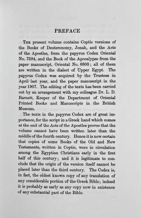 Coptic biblical texts in the dialect of Upper Egypt