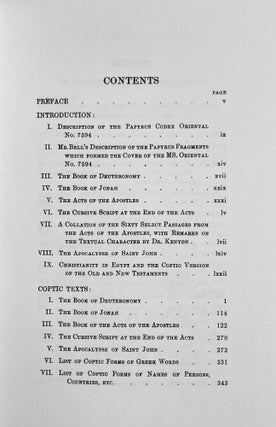 Coptic biblical texts in the dialect of Upper Egypt