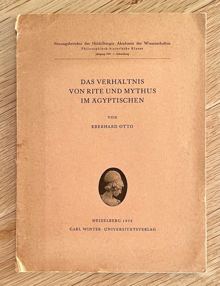 Item #M2698a Das Verh&auml;ltnis von Rite und Mythus im &Auml;gyptischen. OTTO Eberhard.[newline]M2698a-00.jpeg