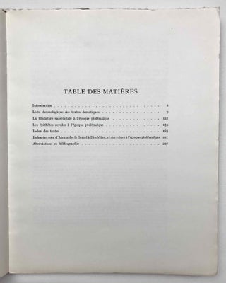 Chronologie égyptienne d’après les textes démotiques (332 av. J.-C. - 453 ap. J.-C.)