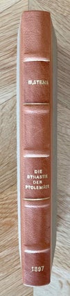 Item #M2726 Die Dynastie der Ptolemäer. STRACK Max Ernst Dietrich Leberecht[newline]M2726-00.jpeg