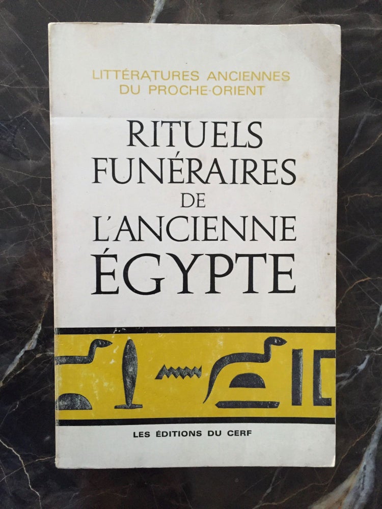 Item #M2737b Rituels funéraires de l'ancienne Egypte. GOYON Jean-Claude.[newline]M2737b.jpg