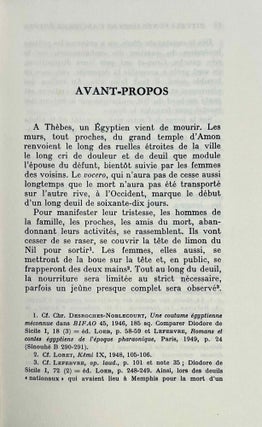 Rituels funéraires de l'ancienne Egypte