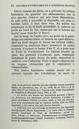 Rituels funéraires de l'ancienne Egypte