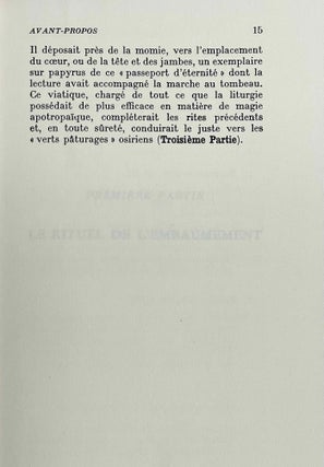 Rituels funéraires de l'ancienne Egypte
