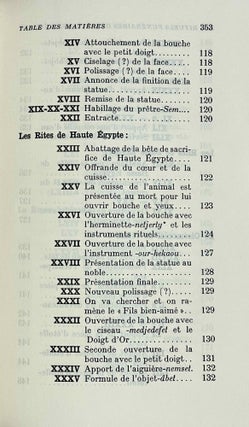 Rituels funéraires de l'ancienne Egypte