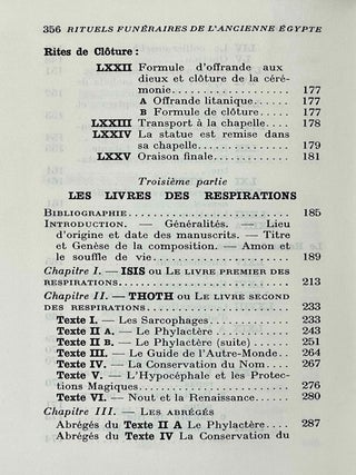 Rituels funéraires de l'ancienne Egypte