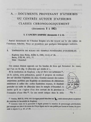 Athribis. Textes et documents relatifs &agrave; la g&eacute;ographie, aux cultes et &agrave; l'histoire d'une ville du Delta &eacute;gyptien &agrave; l'&eacute;poque pharaonique.[newline]M2739i-05.jpeg