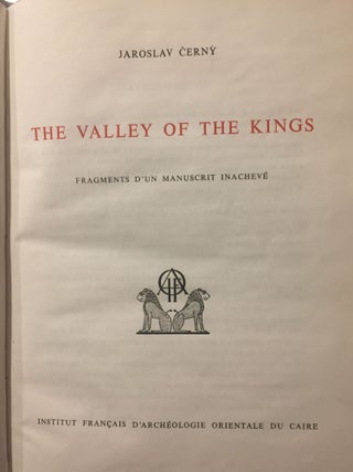 The Valley of the Kings. Fragments d'un manuscrit inachevé.[newline]M2743b-04.jpg