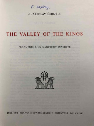 The Valley of the Kings. Fragments d'un manuscrit inachevé.[newline]M2743c-02.jpg