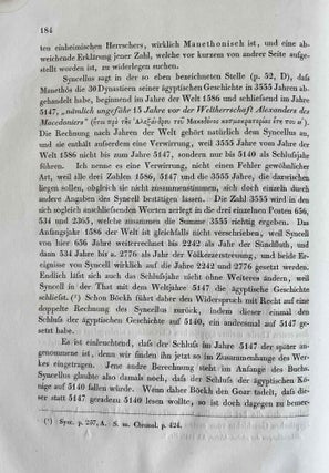 Über die manethonische Bestimmung des Umfangs der Aegyptischen Geschichte[newline]M2764-03.jpeg