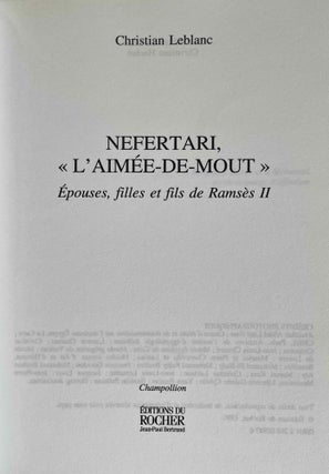 Nefertari. L'aimée de Mout