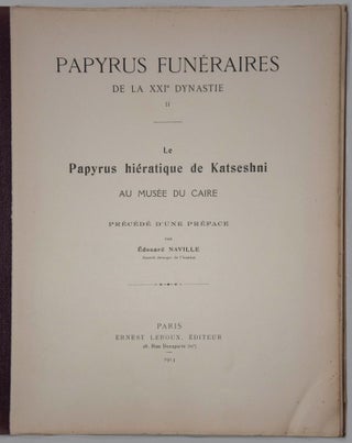 Papyrus funéraires de la XXIe dynastie. Tome II: Le papyrus hiératique de Katseshni au musée du Caire[newline]M2770-03.jpg