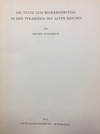Die Texte zum Begräbnisritual in den Pyramiden des Alten Reiches[newline]M2790a-01.jpg