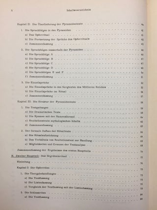 Die Texte zum Begräbnisritual in den Pyramiden des Alten Reiches