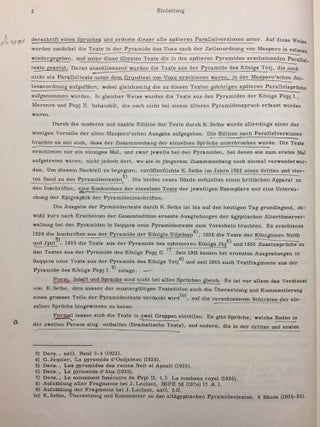 Die Texte zum Begräbnisritual in den Pyramiden des Alten Reiches