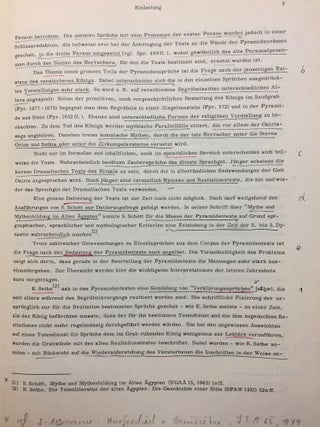 Die Texte zum Begräbnisritual in den Pyramiden des Alten Reiches