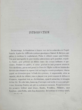 Essai sur le gnosticisme égyptien, ses développements et son origine égyptienne