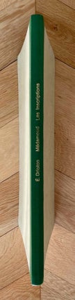 Item #M2797a Rapports préliminaires. Tome IV. 2e partie: Médamoud (1926). Les inscriptions....