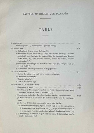 Le Papyrus mathématique d'Akhmîm - Fragments du texte grec du Livre d'Enoch et de quelques écrits attribués à Saint Pierre - Deux traités de Philon, publiés d'après un papyrus du VIe siècle trouvé à Louxor - L'Evangile et l'Apocalypse de Pierre. Le Texte Grec du Livre D’Enoch.