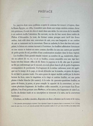 Le Papyrus mathématique d'Akhmîm - Fragments du texte grec du Livre d'Enoch et de quelques écrits attribués à Saint Pierre - Deux traités de Philon, publiés d'après un papyrus du VIe siècle trouvé à Louxor - L'Evangile et l'Apocalypse de Pierre. Le Texte Grec du Livre D’Enoch.