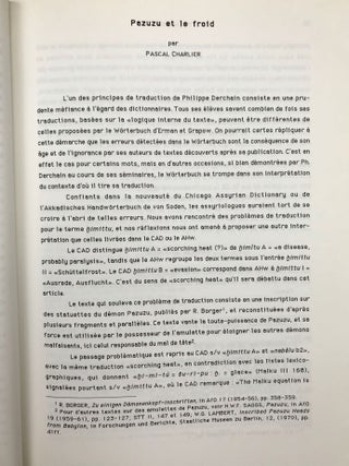 L'atelier de L'orf&egrave;vre. M&eacute;langes Offerts &agrave; Philippe Derchain.