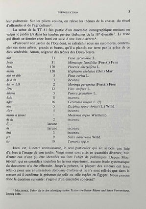 Arbres et arbustes de l'Égypte ancienne. la liste de la tombe thébaine d'Ineni (no 81).B[newline]M2839a-06.jpeg