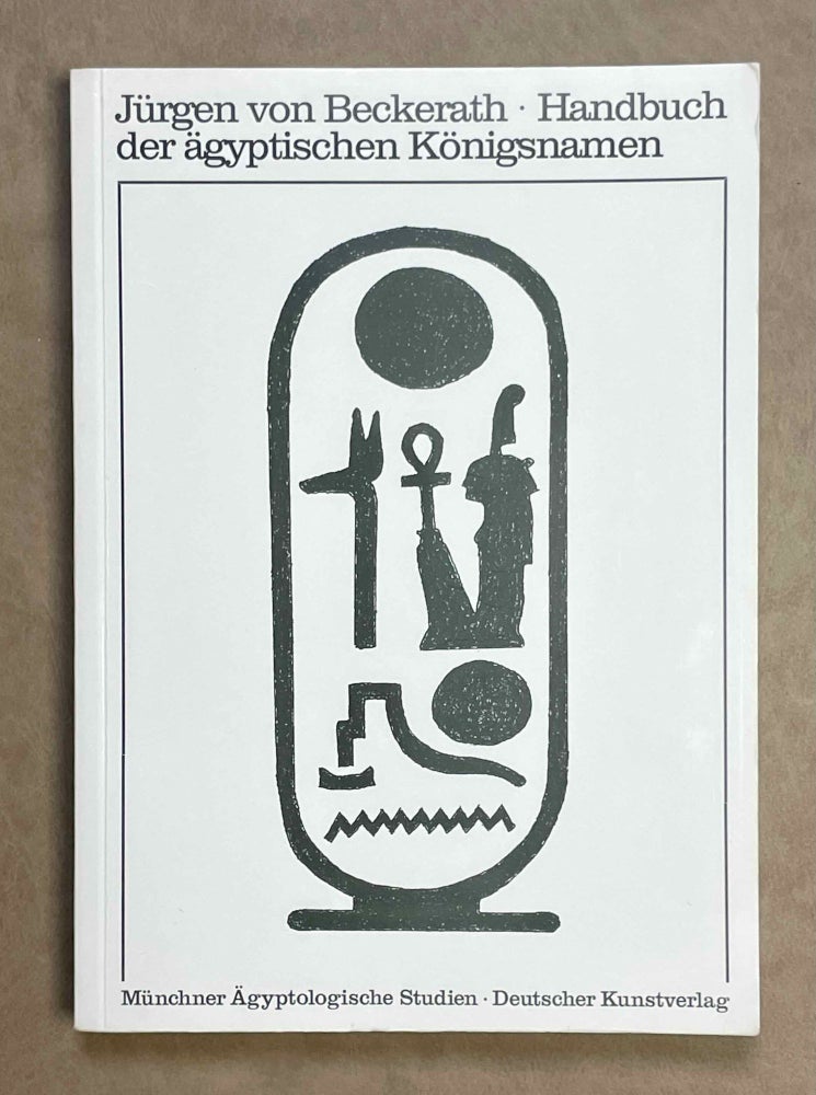 Item #M2844b Handbuch der ägyptischen Königsnamen. BECKERATH Jürgen, von.[newline]M2844b-00.jpeg