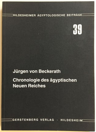 Item #M2845a Chronologie des ägyptischen Neuen Reiches. BECKERATH Jürgen, von[newline]M2845a.jpg