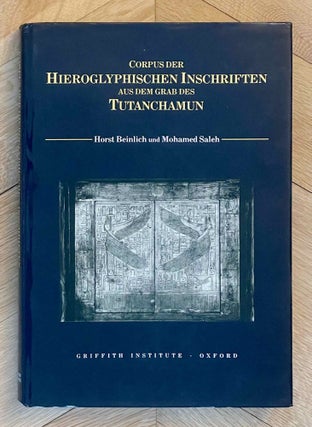 Item #M2848c Corpus der Hieroglyphischen Inschriften aus dem Grab des Tutanchamun. Mit Konkordanz...