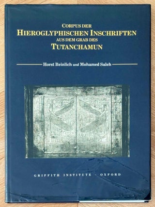Item #M2848d Corpus der Hieroglyphischen Inschriften aus dem Grab des Tutanchamun. Mit Konkordanz...