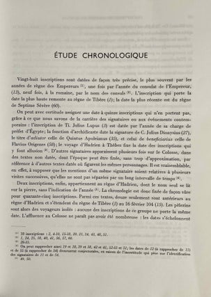 Les inscriptions grecques et latines du colosse de Memnon