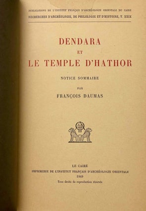 Dendara et le temple d'Hathor