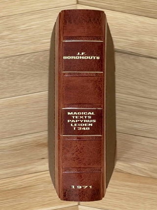 Item #M2880k The Magical texts of papyrus Leiden I 348. BORGHOUTS Joris Frans[newline]M2880k-00.jpeg