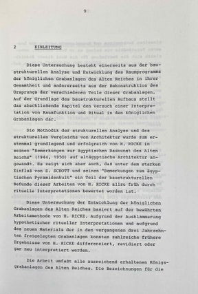 Die Entwicklung der königlichen Grabanlagen des Alten Reiches. Eine strukturelle und historische Analyse altägyptischer Architektur.