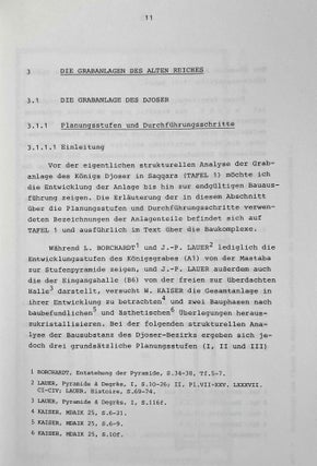 Die Entwicklung der königlichen Grabanlagen des Alten Reiches. Eine strukturelle und historische Analyse altägyptischer Architektur.
