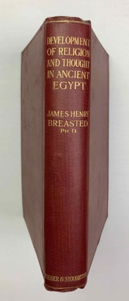 Item #M2884a Development of religion and thought in ancient Egypt. BREASTED James Henry[newline]M2884a-00.jpeg