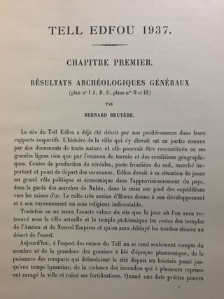 Tell Edfou 1937