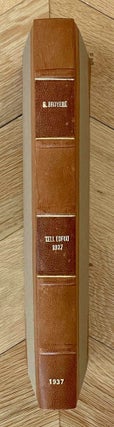 Item #M2894c Tell Edfou 1937. BRUYERE Bernard - MANTEUFFEL J. - MICHALOWSKI Kazimierz